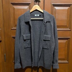 Uniqlo Men's Brown Cardigan Sweater